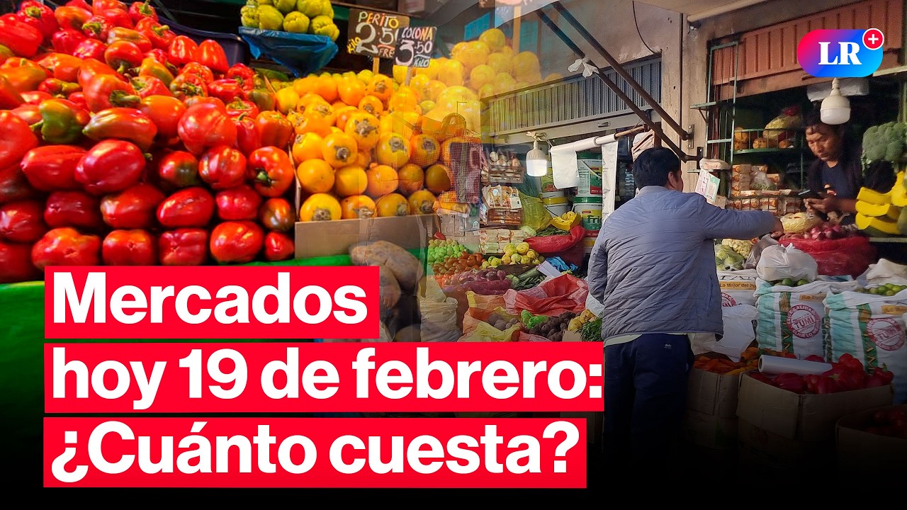🔴¿CUÁNTO CUESTA? Precios en MERCADOS: pollo, papa y otros HOY 19 de febrero Perú | #EnVivoLR