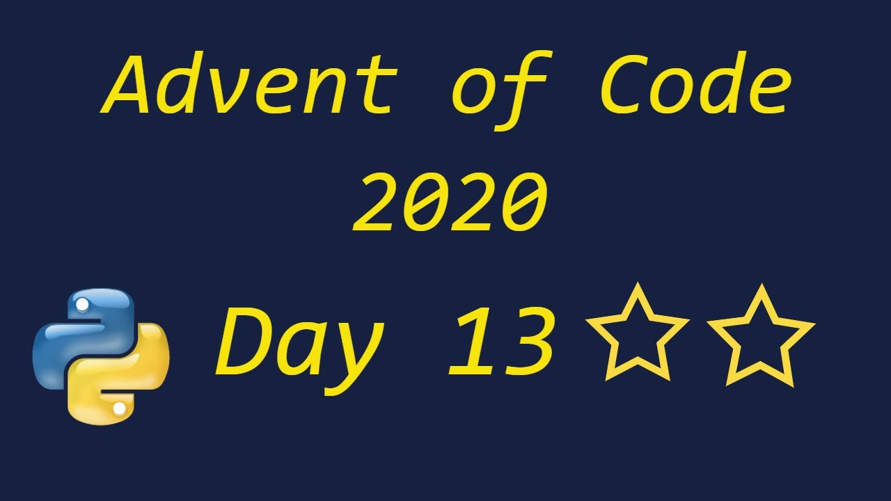 Advent of Code 2020 Day 13 - using Python