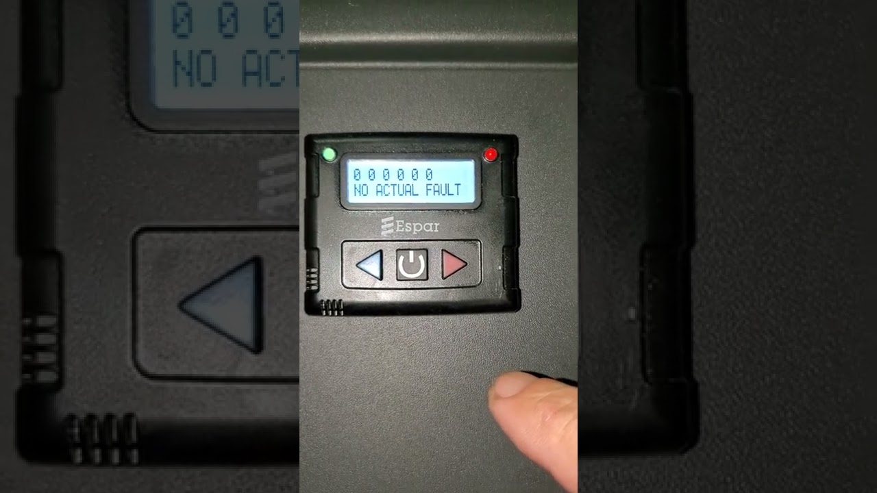 Espar bunk heater How to adjust settings(memory test, runtime,low voltage,C-F