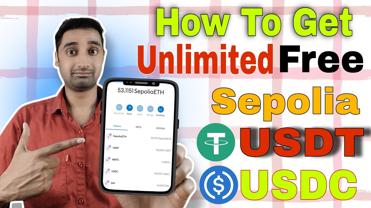How To Get Unlimited Free Sepolia Usdt Usdc Testnet | Mobile Se Sepolia Testnet Kaise Len Hindi