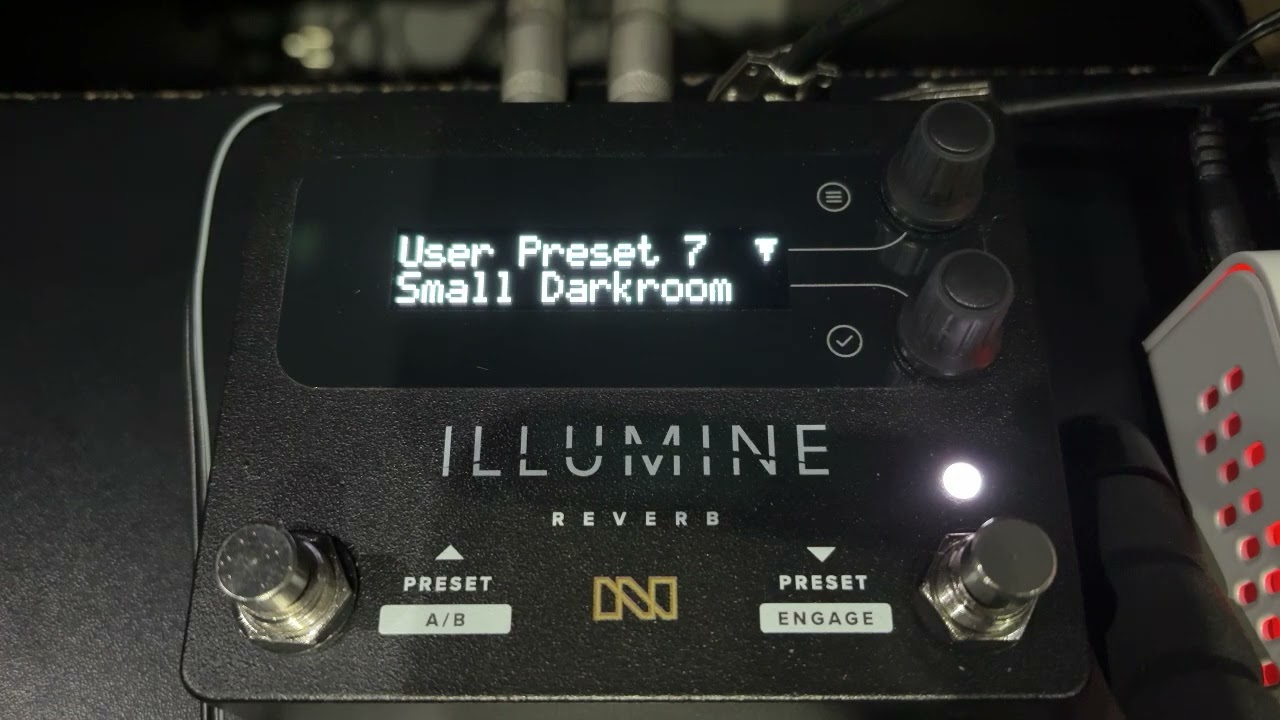 Neunaber Illumine Reverb - Only Sound Demo - PRESET 07 SMALL DARK ROOM