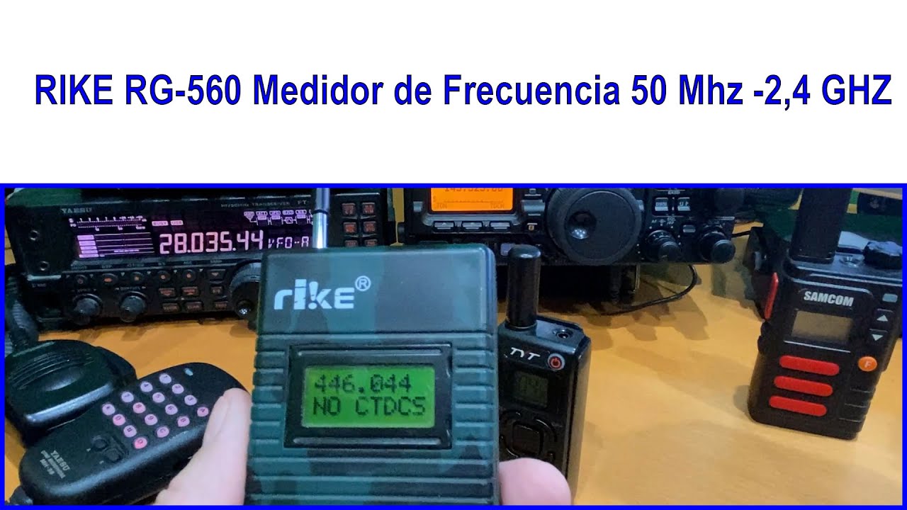 🎛️ RK-560: El Mejor Medidor de Frecuencia Portátil | Precisión 50MHz-2.4GHz 📡