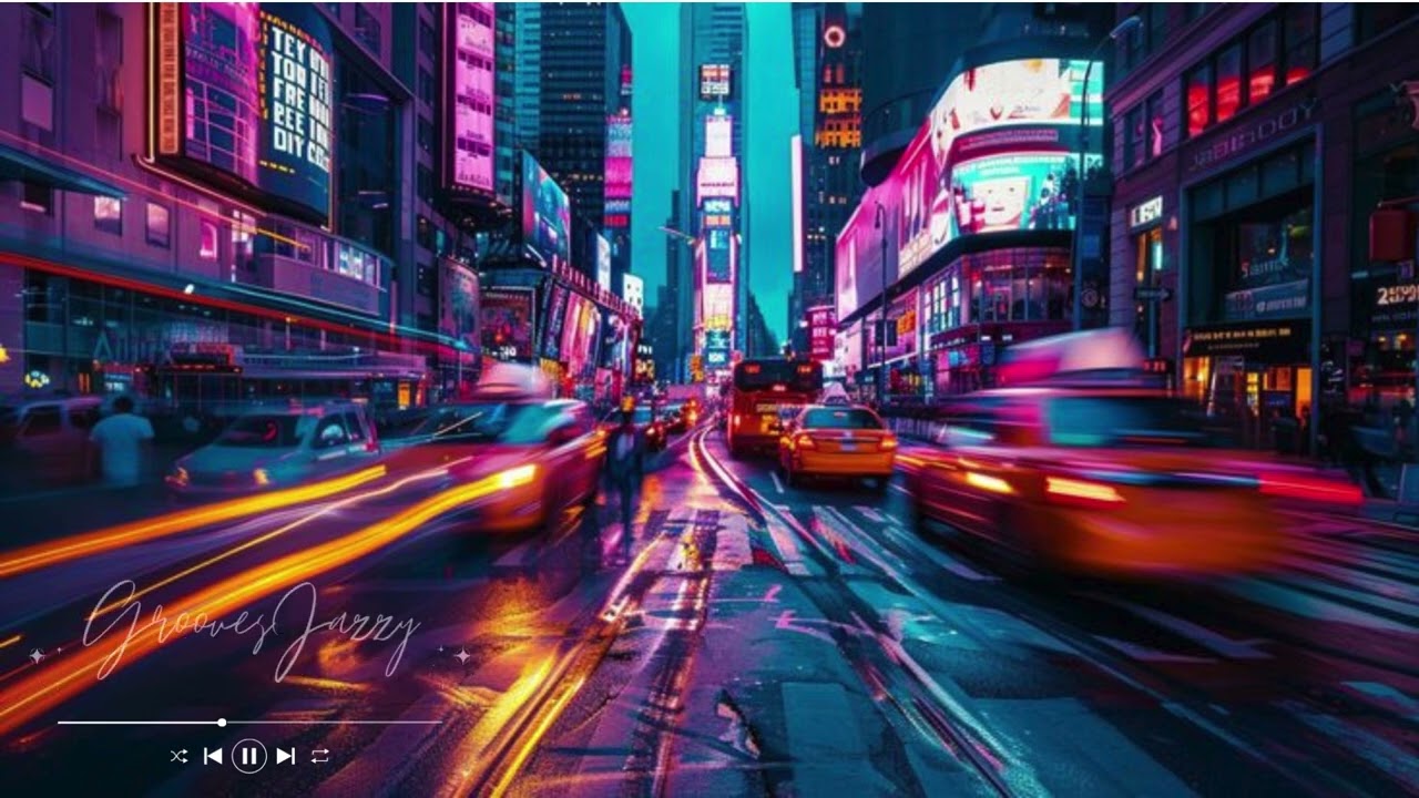 Reflections in the Rain | Groovy Lo-fi Jazz Night Drive