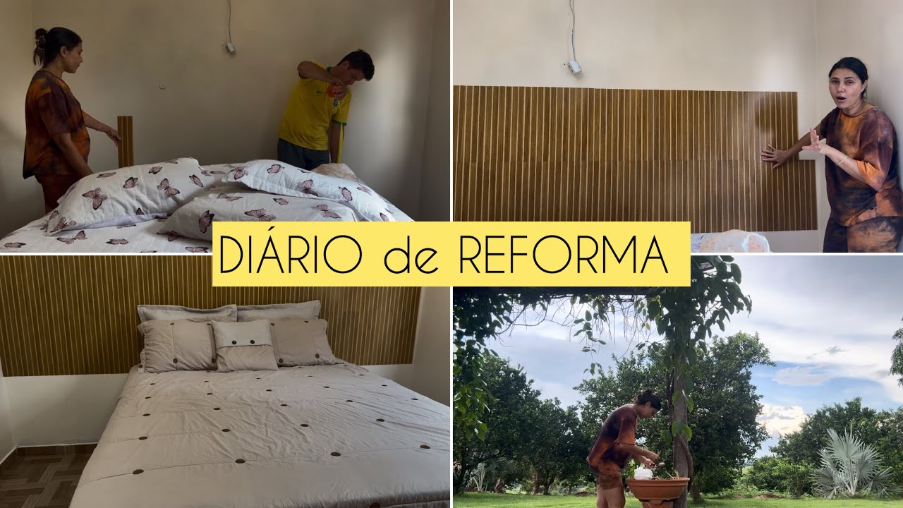 DIÁRIO DE REFORMA | MUDANDO NOSSO QUARTO | BOLINHO FRITO DE  🌽 VERDE | FELIZ 2026 🤍🍃✨