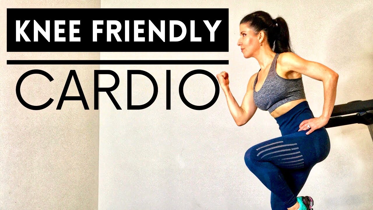 45 Min Low Impact HIIT Cardio Workout for Bad Knees/ Best Fat Burning Cardio Workout Knee Friendly