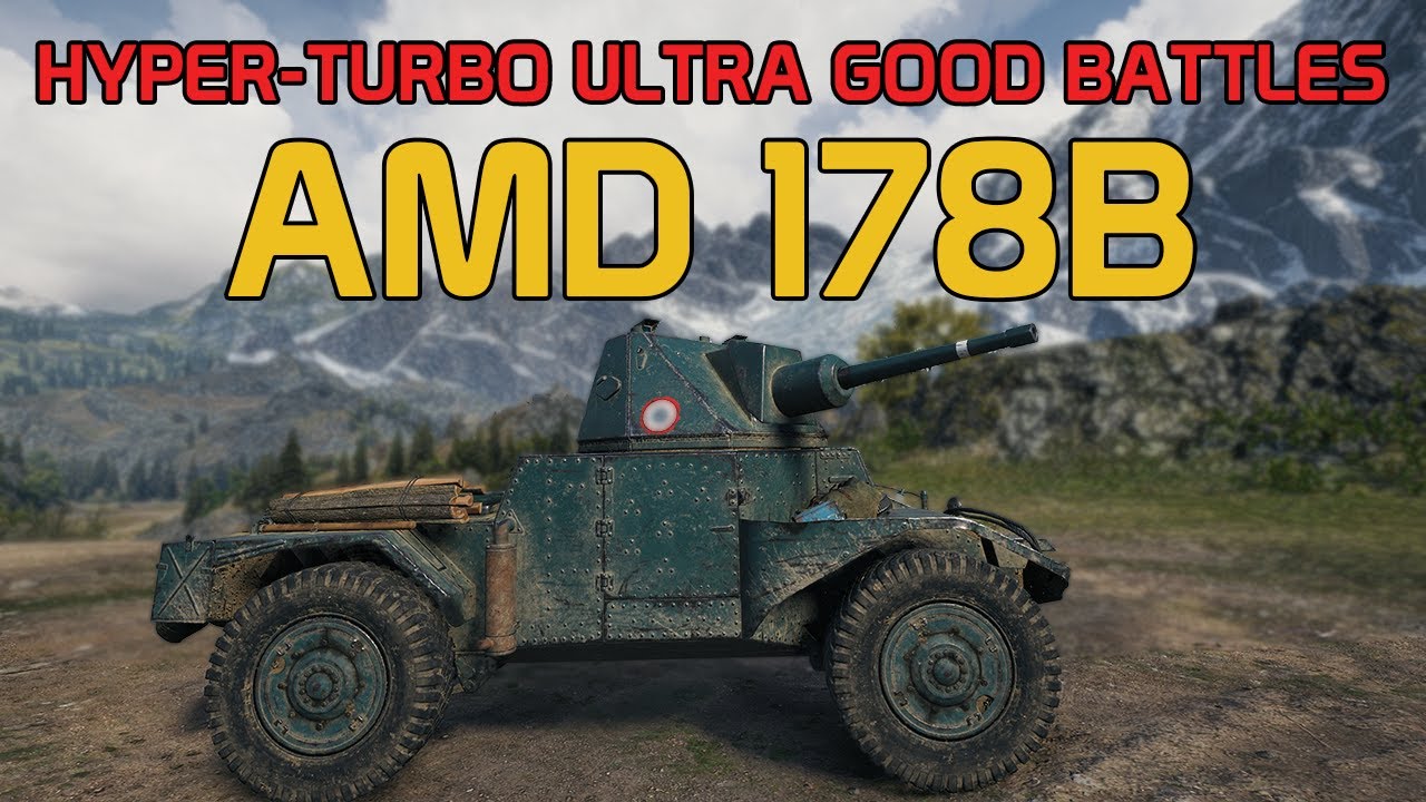 ULTRA HYPER-TURBO GOOD BATTLES! Guess how much XP i got! AMD 178B | World of Tanks