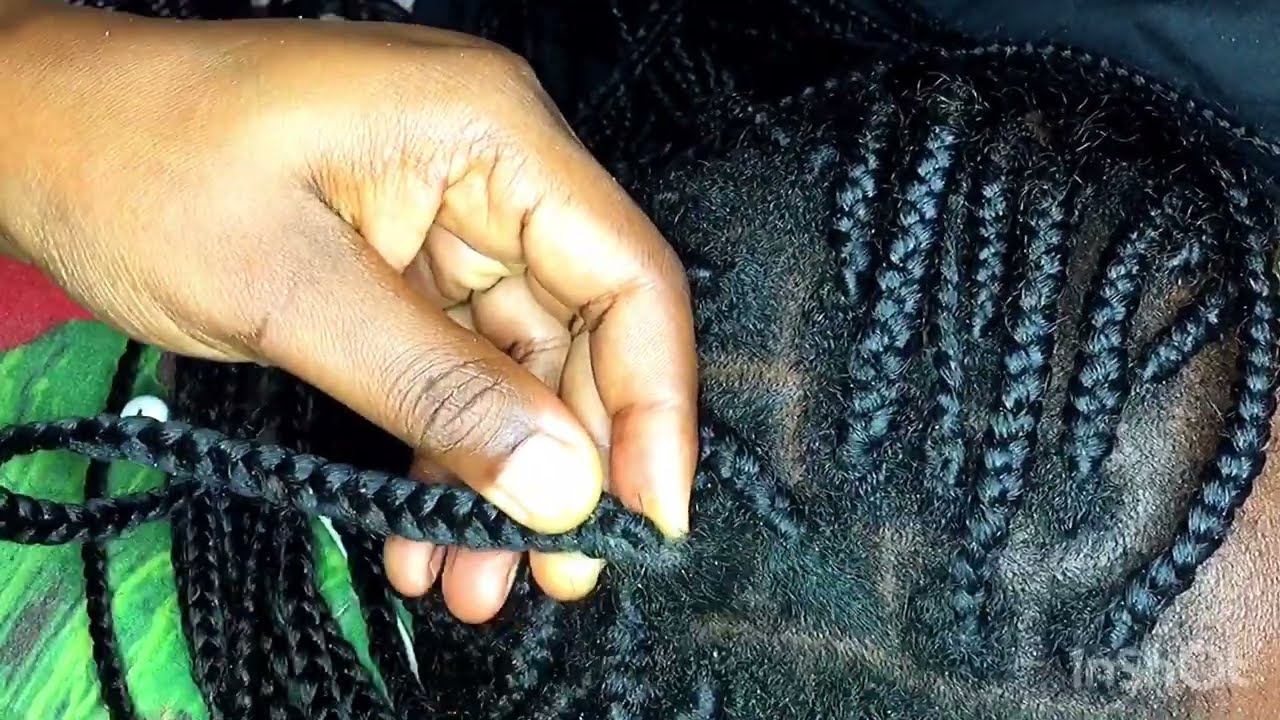 Asmr ~ Picking old braids with a tail mouth comb 😊😊