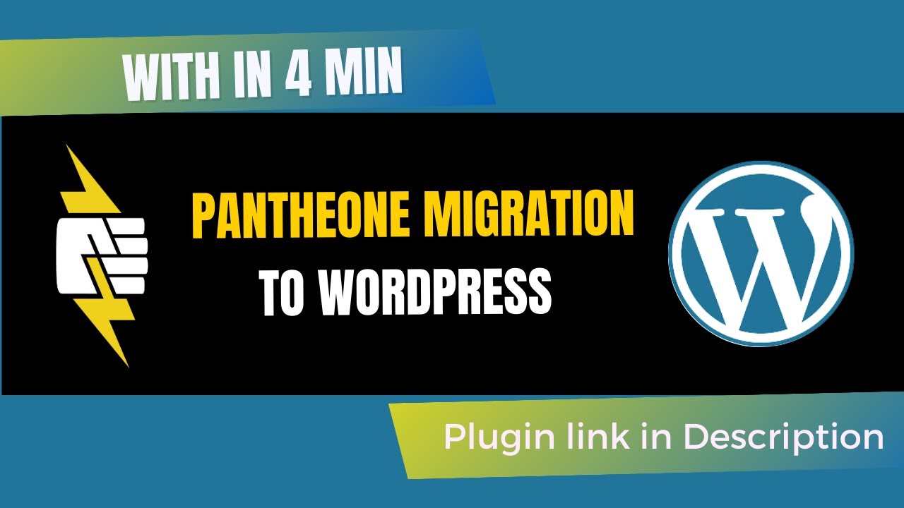 How to Move / Migrate a Website from Pantheon.io to WordPress in 4 Minutes | Quick Tutorial 2025