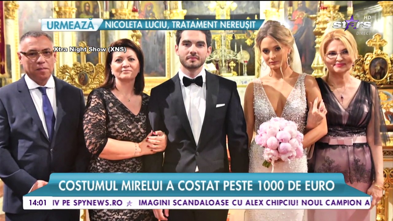 Delia şi soţul ei, cei mai generoşi naşi