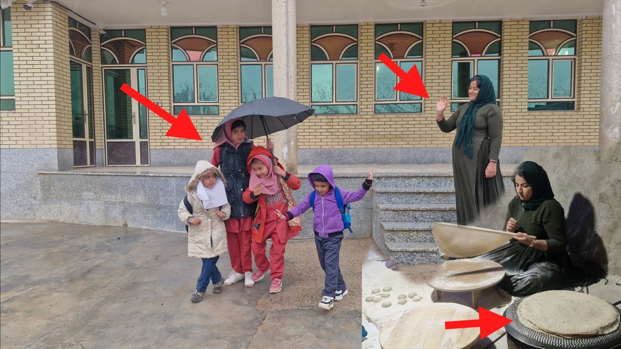 Amina bravely works to earn money and take care of his children.