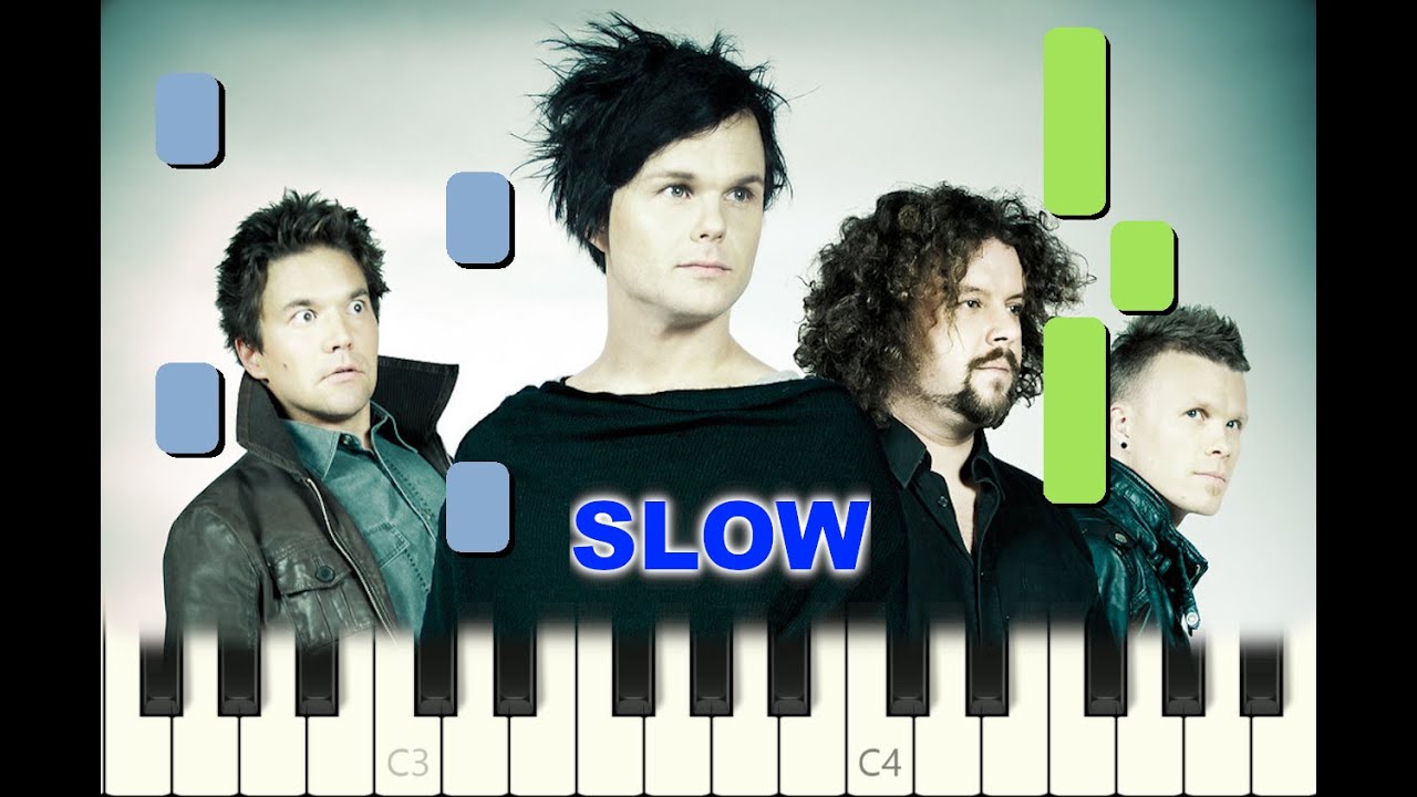 SLOW EASY piano tutorial 