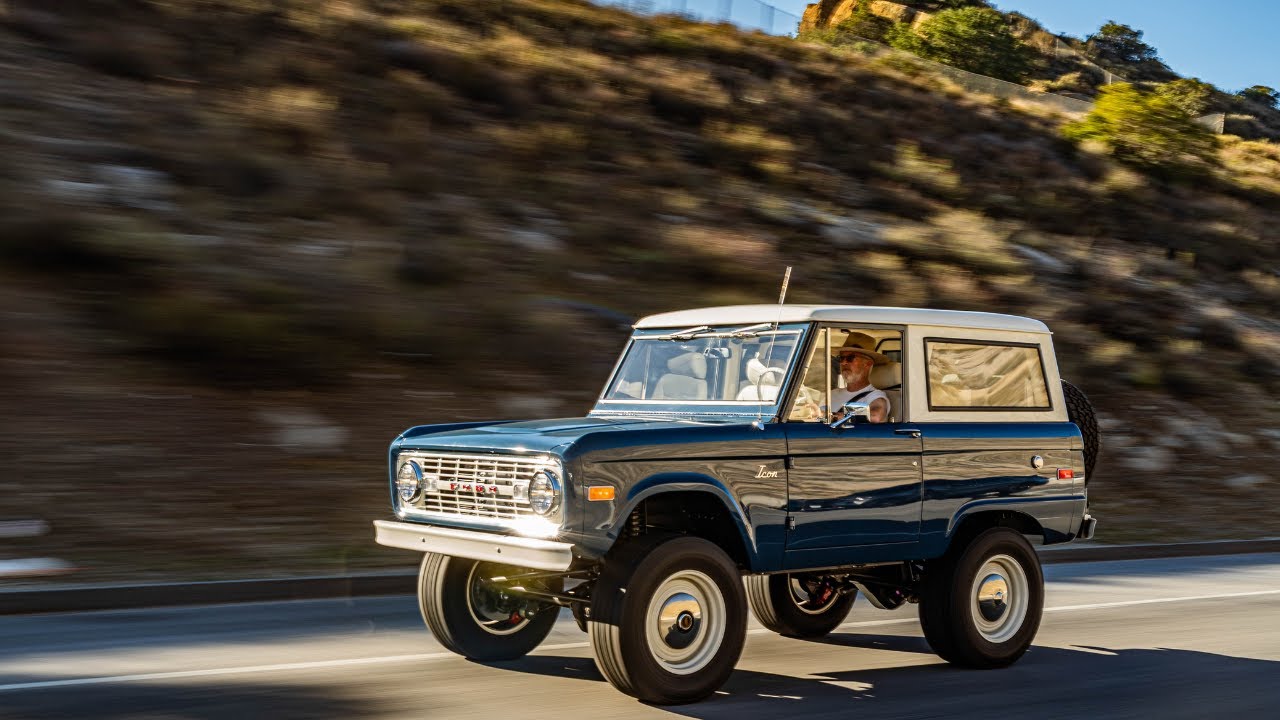 ICON OLD School BR #122 Восстановленный и модифицированный Ford Bronco