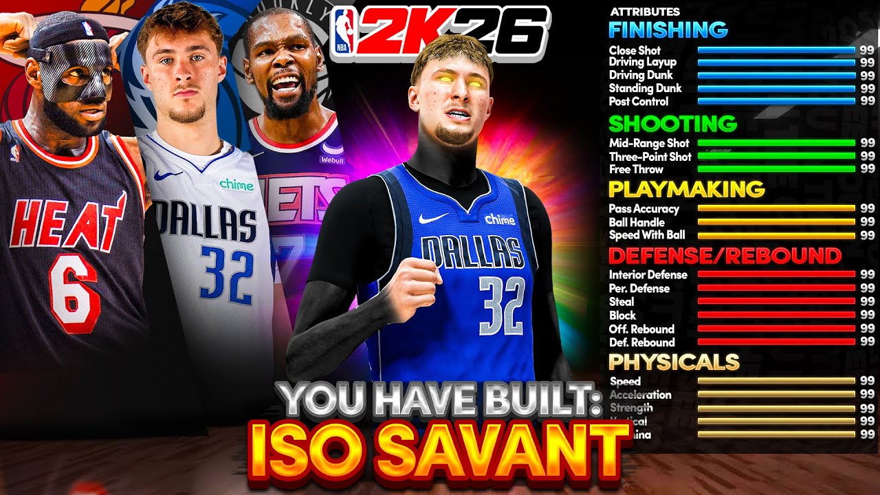 Я только что сделал сборку 6'8 DEMIGOD в NBA 2K26 ещё лучше! ЛУЧШАЯ сборка 6'8 2K26