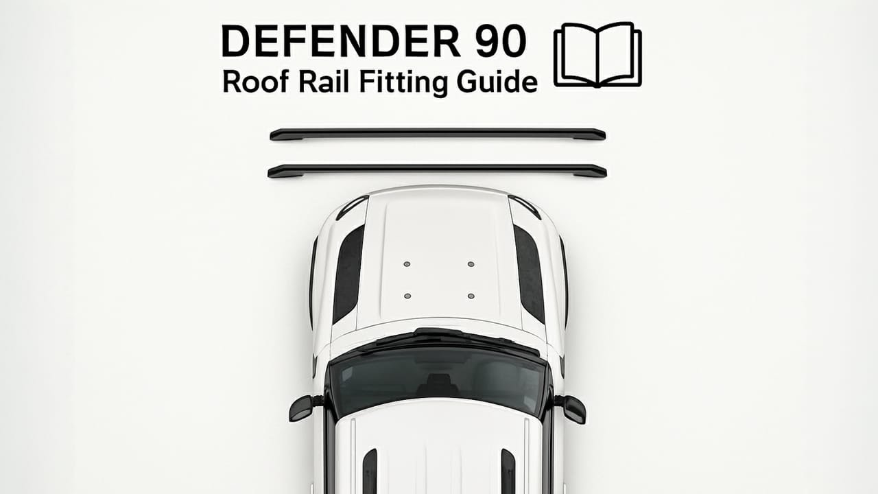 Руководство по установке багажника на крышу нового Land Rover Defender 90 VPLER0190 VPLER0176