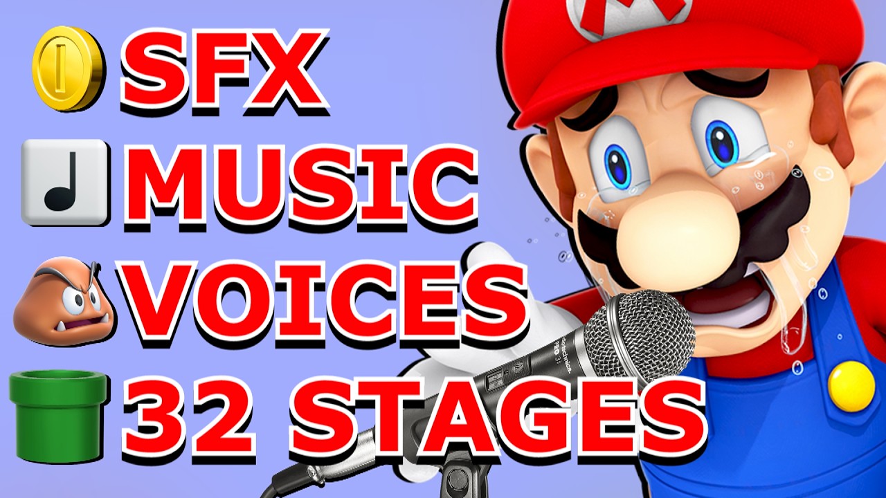 Super Mario Bros. But I voice EVERYTHING 🗣️🎙️(FULL GAME)