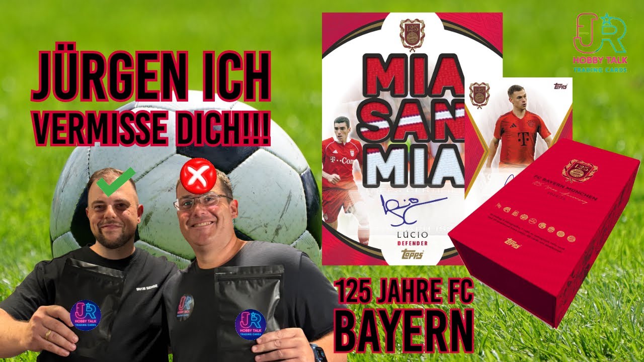 Jürgen ich vermisse dich👀 ! 125 Jahre FC Bayern Set..💰💰💰 #topps #hobbytalk #tradingcards 