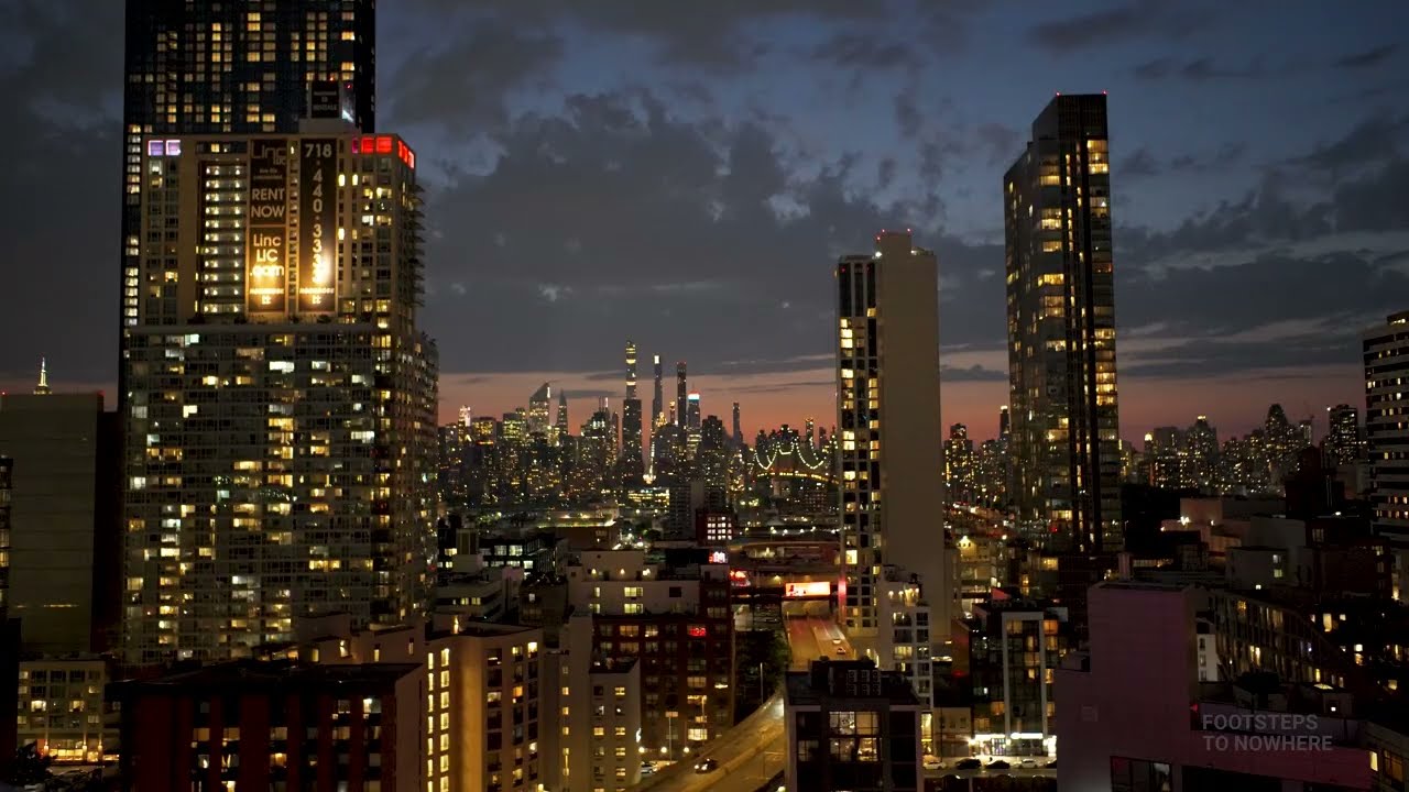 NYC Traffic Sounds at Night | 3 Hours of City Ambience with Sirens & Cars | Urban White Noise 4K