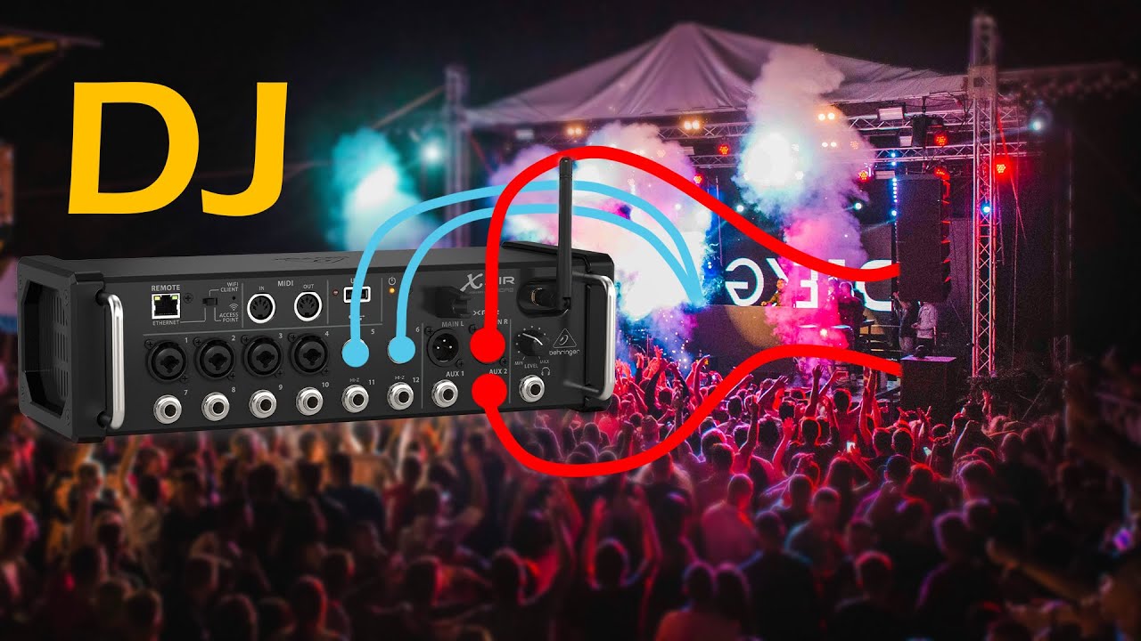 Behringer XR12 ULTIMATE Setup for DJ & small band