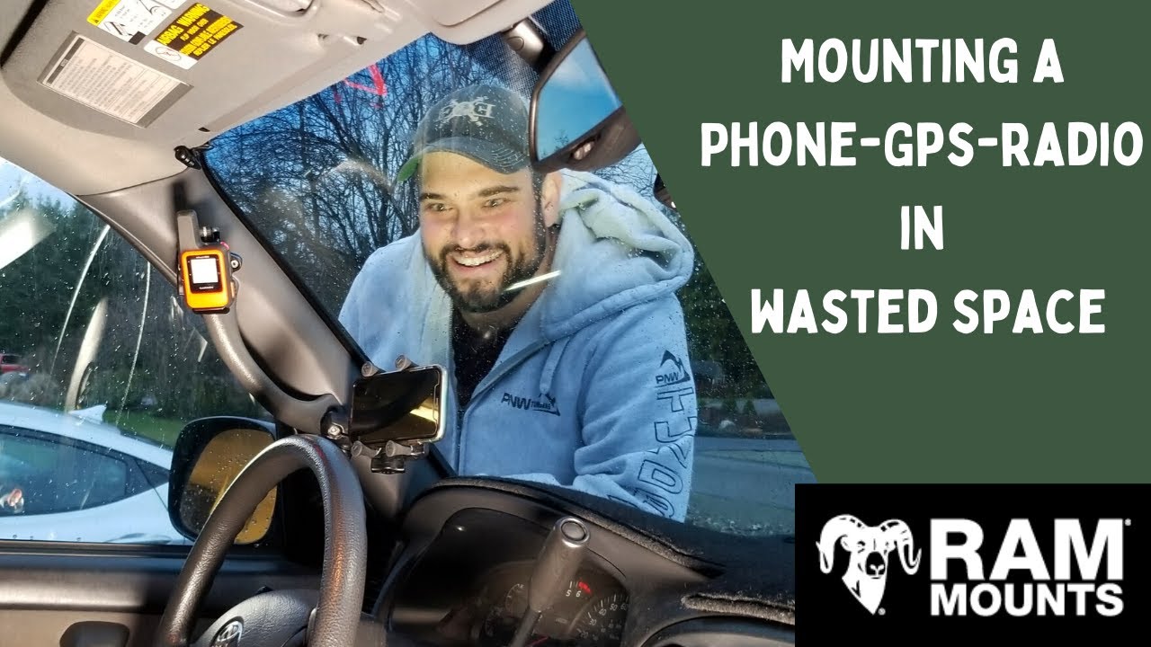 Mounting Electronics For Off-Roading  - Ram Mounts Grab Handle Mod 06 Tundra