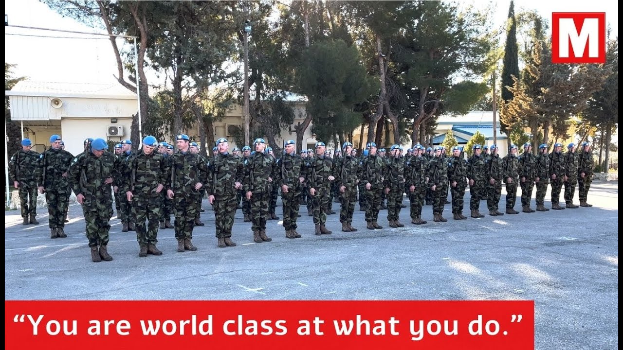 Irish soldiers helping to keep the peace in Syria
