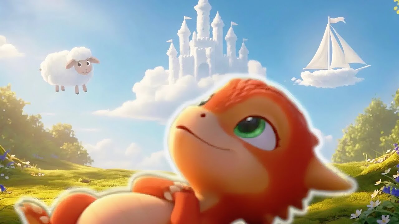 Le Petit Dragon regarde les nuages ☁️ | Histoire chantée calme et rassurante pour enfants
