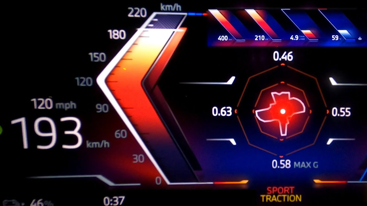 BMW i4 eDrive35 210 kW acceleration 0-60 mph 0-100 km/h 100-188 top max speed GPS drag time electric
