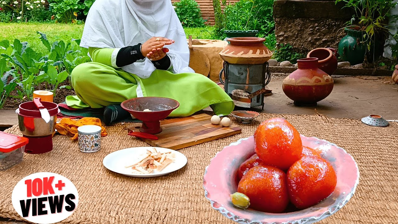 Gulab Jamun Recipe Bi Ghar Pe Hi Banaya | So Sweet & Delicious | Sirf 5 min | Kashmiri Style