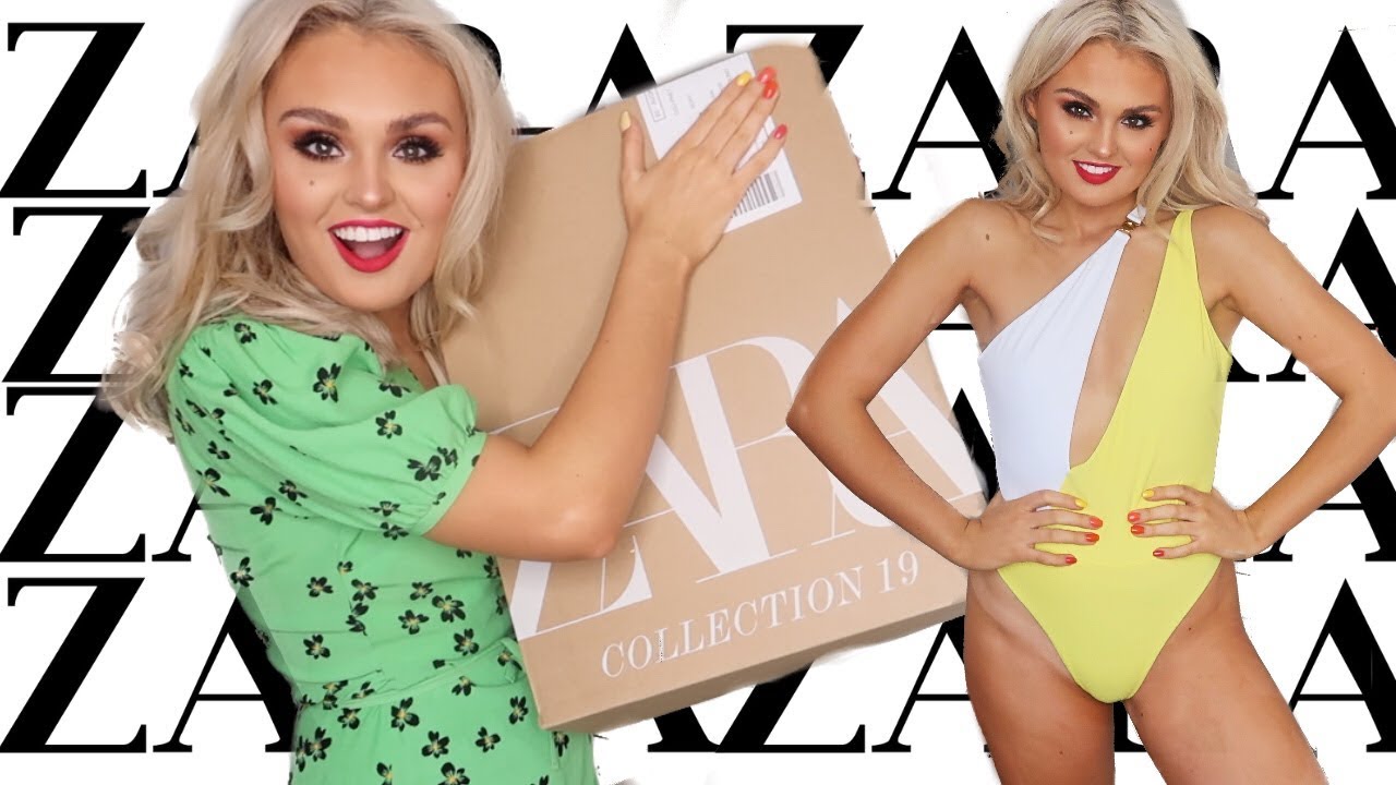 ZARA HAUL / SWIMWEAR & SUMMER CLOTHING HAUL / TRY ON 2019