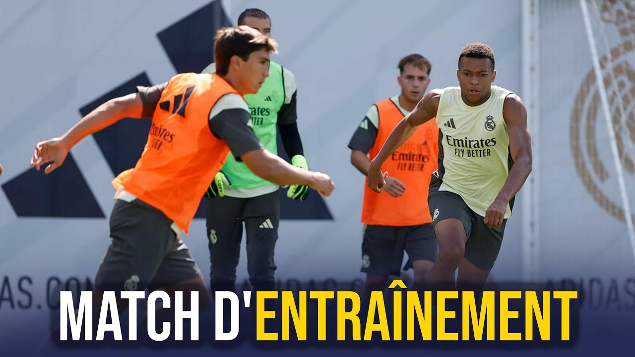 🏋️‍♀️⚽️ L'ENTRAÎNEMENT DU REAL MADRID : TRAVAIL PHYSIQUE, TACTIQUE ET MATCH À 10 VS 10 !