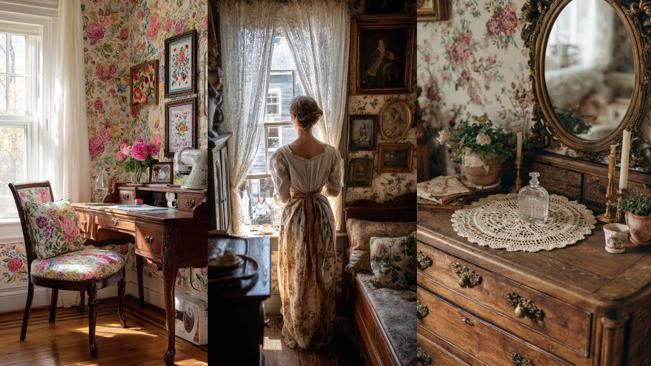 🕰 ENTER a WORLD of ANTIQUE DECOR: Timeless English Cottage & Vintage Home Decorating Guide