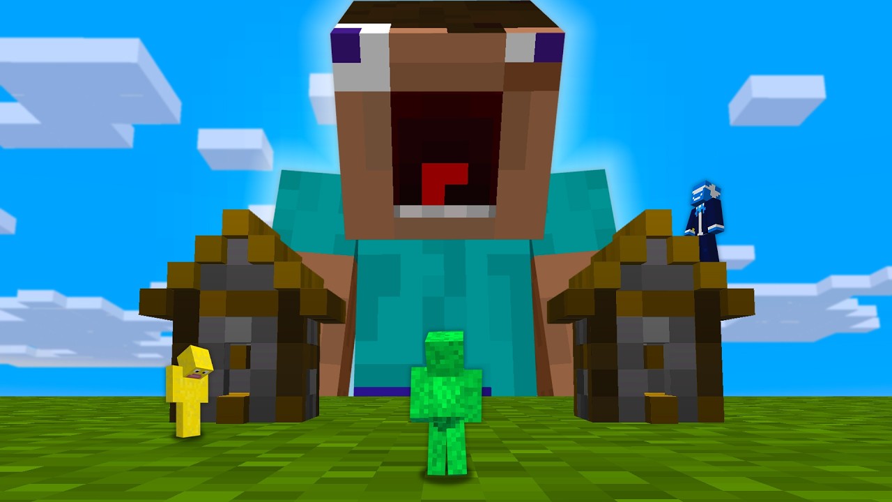 Меня поместили в SIZE CIVILIZATION в Minecraft.