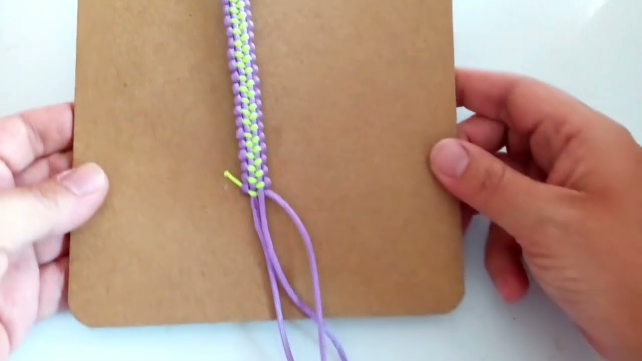 PULSERA CORDÓN muy fácil.