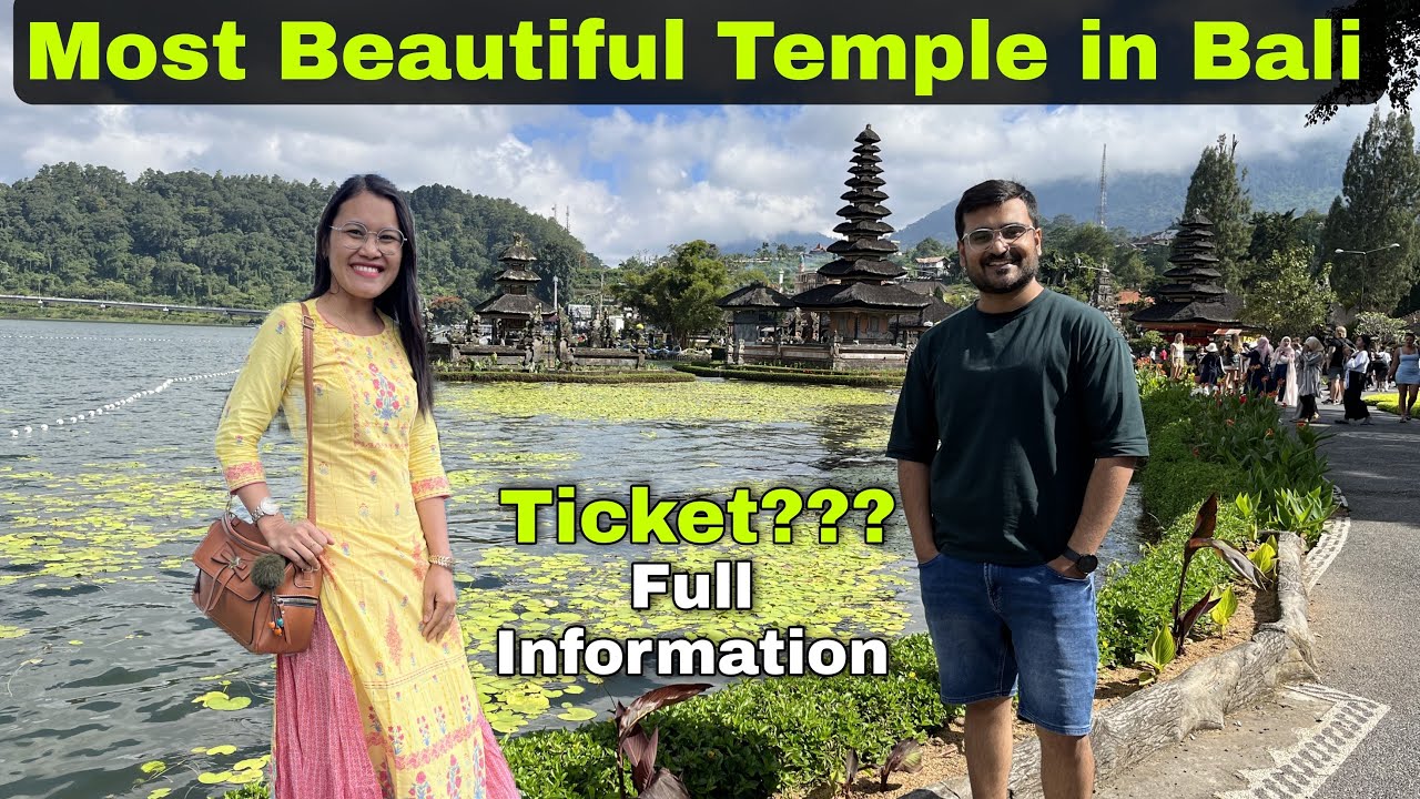Most Beautiful Temple in BALI | Pura Ulun Danu Beratan