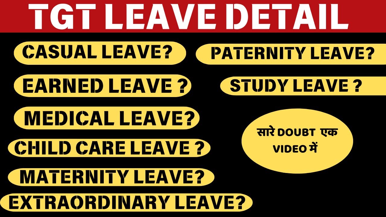 Complete Leave Details for TGT Aspirants in Haryana | Everything You Need to Know