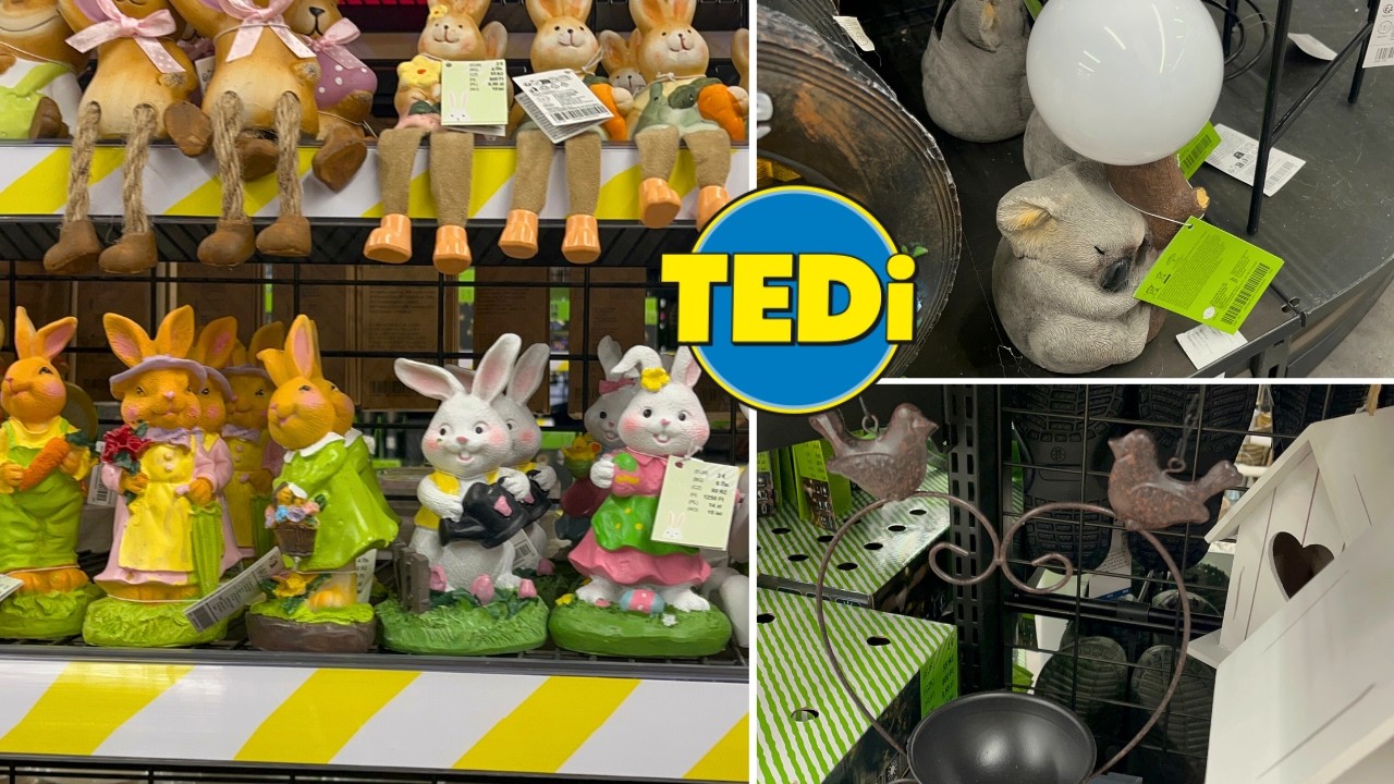 Tedi/Urocze dekoracje na Wielkanoc🐣Piękne doniczki i lampki solarne🌿