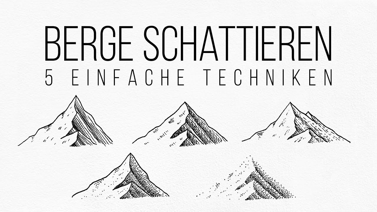 SHADING MOUNTAINS - 5 SIMPLE TECHNIQUES