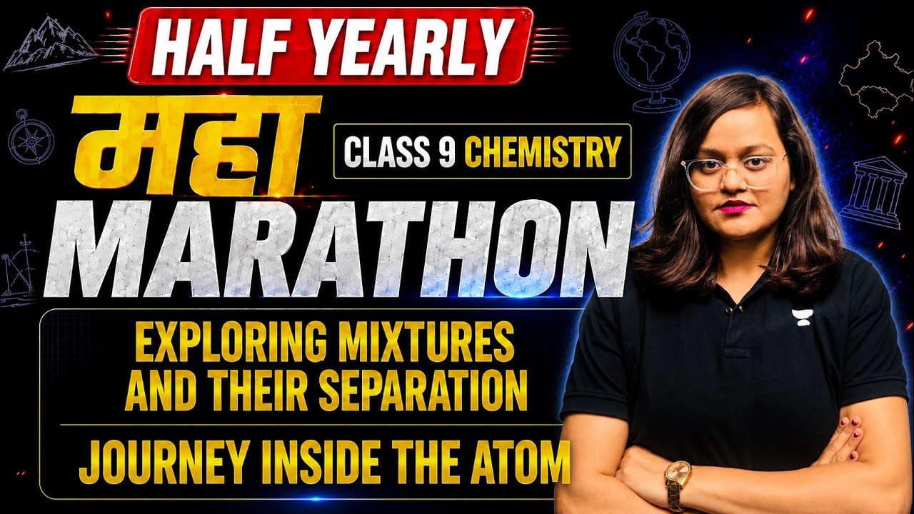 Class 9 Chemistry Half Yearly Marathon 2026-27 | Most Important Questions | Nikita Ma'am