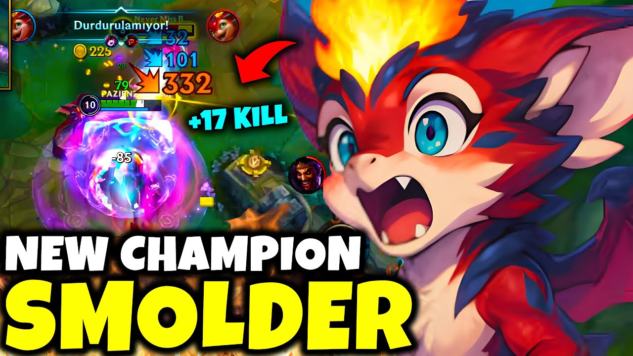 Wild Rift: SMOLDER YENİ ŞAMPİYON A-Z ÖĞRETİCİ OYNANIŞ (AŞIRI BOZUK!)