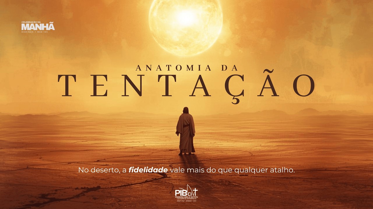 🔴#aovivo A ANATOMIA DA TENTAÇÃO! - Pr William Coutt - 01/03/26 10h