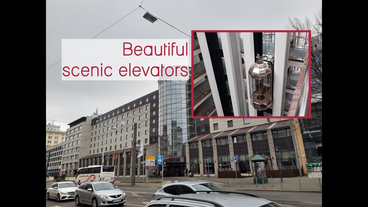 Beautiful OTIS elevators at Maritim Hotel**** Magdeburg, Germany