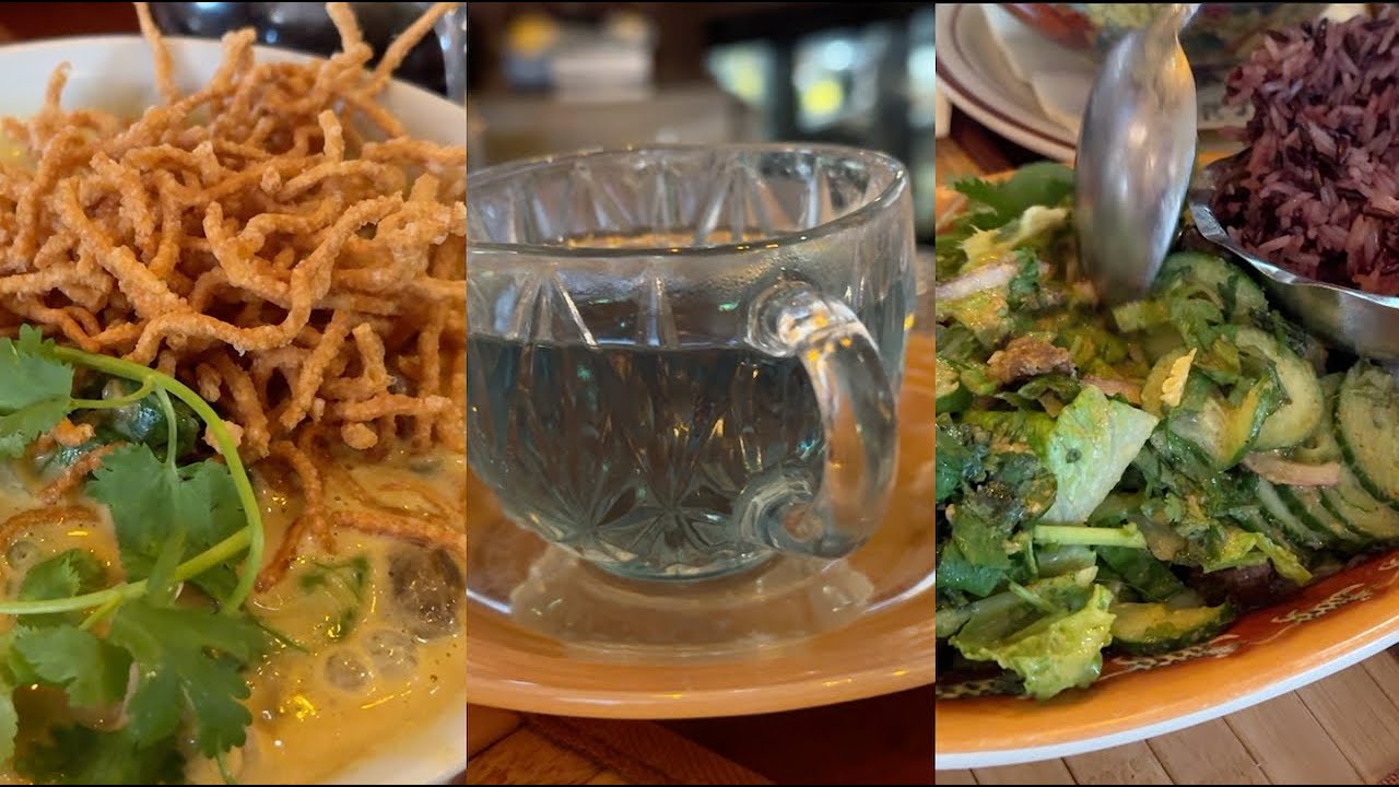 NYC: Thai Food @Thai Diner in Soho / Nolita, Coconut Chicken, Laab, Khao Soi, Blue Peacock Tea