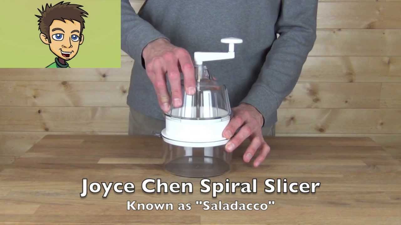 Joyce Chen Spiral Slicer Saladaco Demonstration in the Raw Nutrition Kitchen