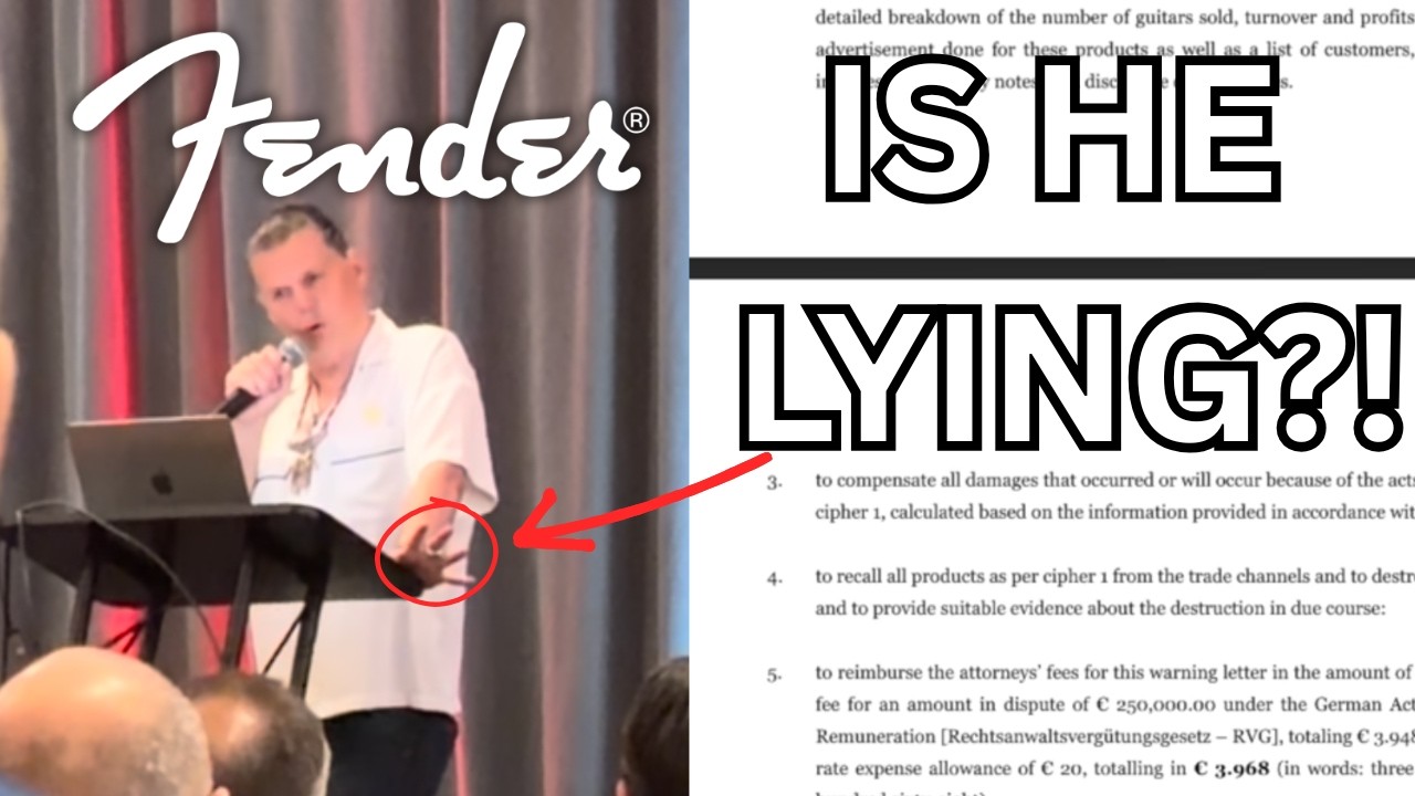 Fender CEO Caught LYING? The Truth About The Fender Lawsuit