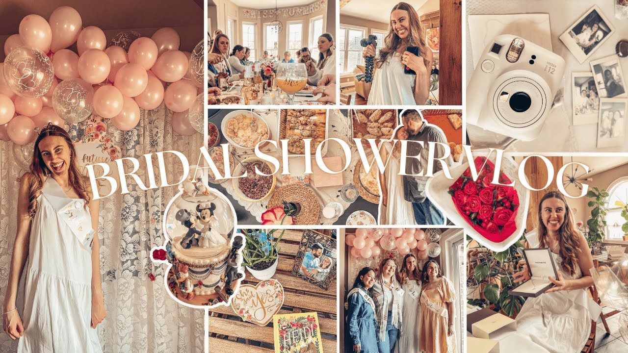 WEDDING SERIES: Bridal Shower Full Vlog! Bridal shower games, opening gifts, BTS & more | Part 7