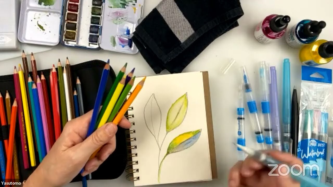 Fun with New Niji® Watercolor Pencils