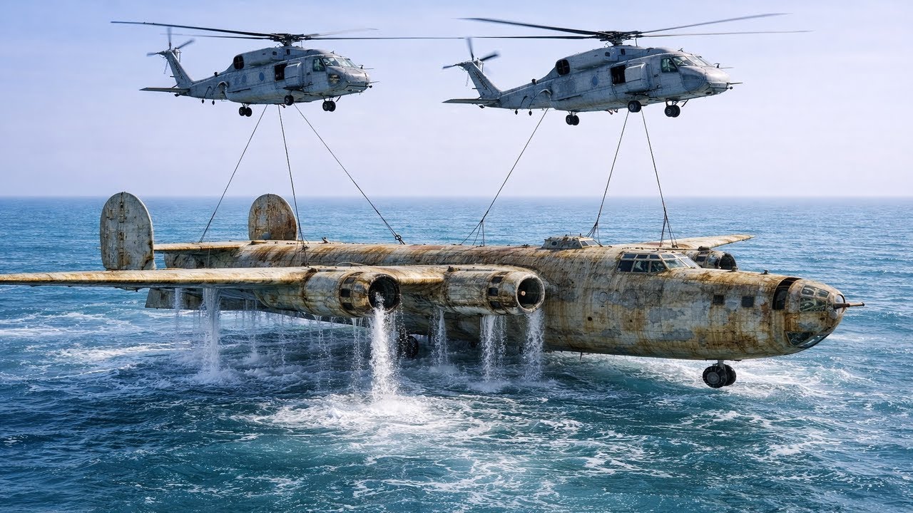 Airplane Restoration | B 24 Liberator Found in the Ocean After Decades
