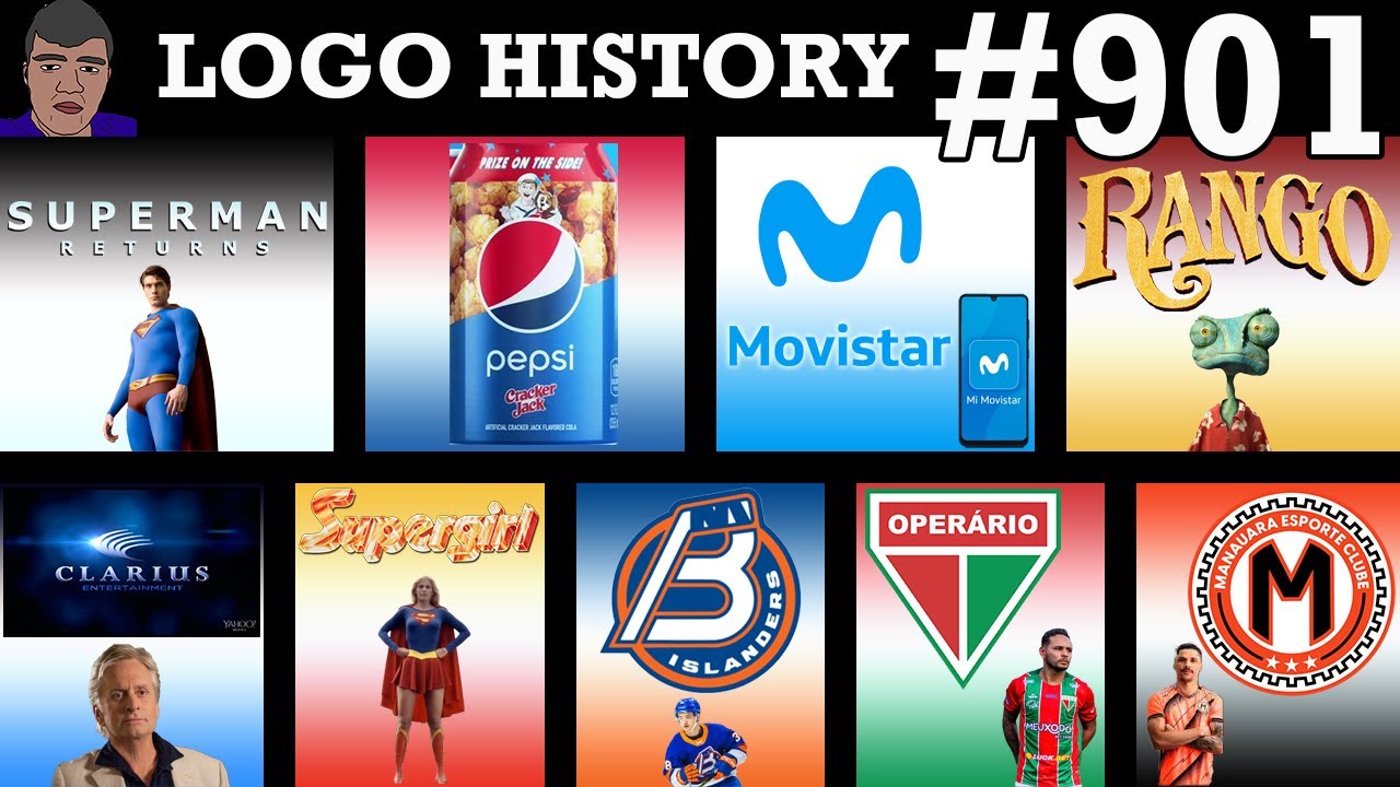 ИСТОРИЯ ЛОГОТИПА #901 — Ранго, Супергёрл, Movistar Perú, Pepsi Cracker Jack, Возвращение Супермен...