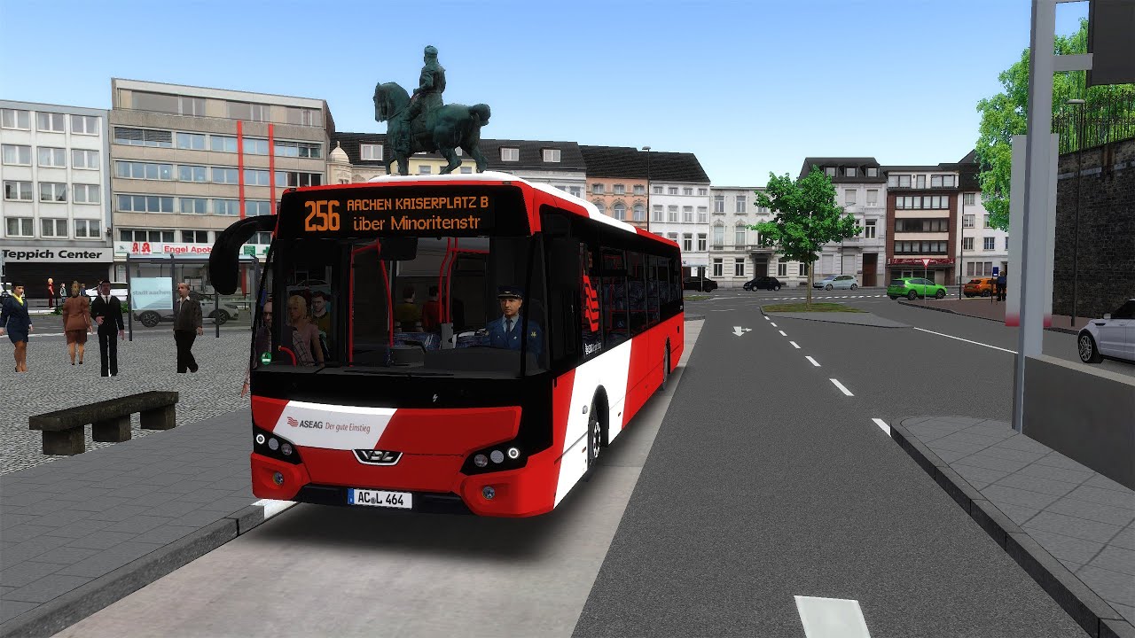 Mit dem ASEAG VDL auf der Fiktiven Linie 256 von Kaiserplatz nach Kaiserplatz | Let's Play OMSI 2