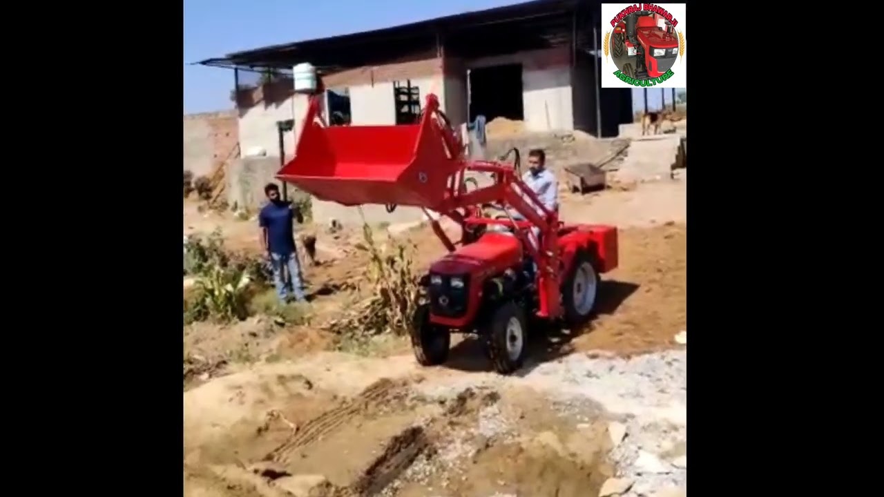 Mini Tractor Captain 28 HP 4WD With Mini JCB