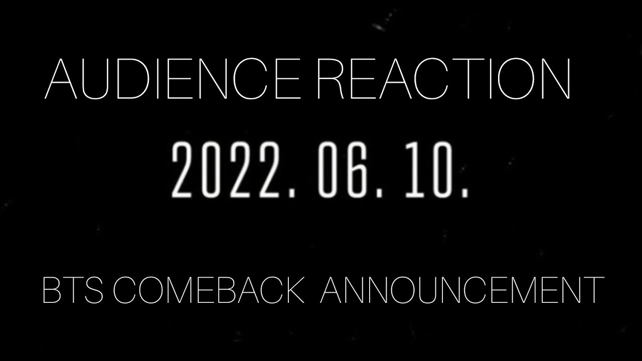 Audience Reaction to BTS comeback announcement - 16.04.2022 #bts #btsarmy #reaction #vegas